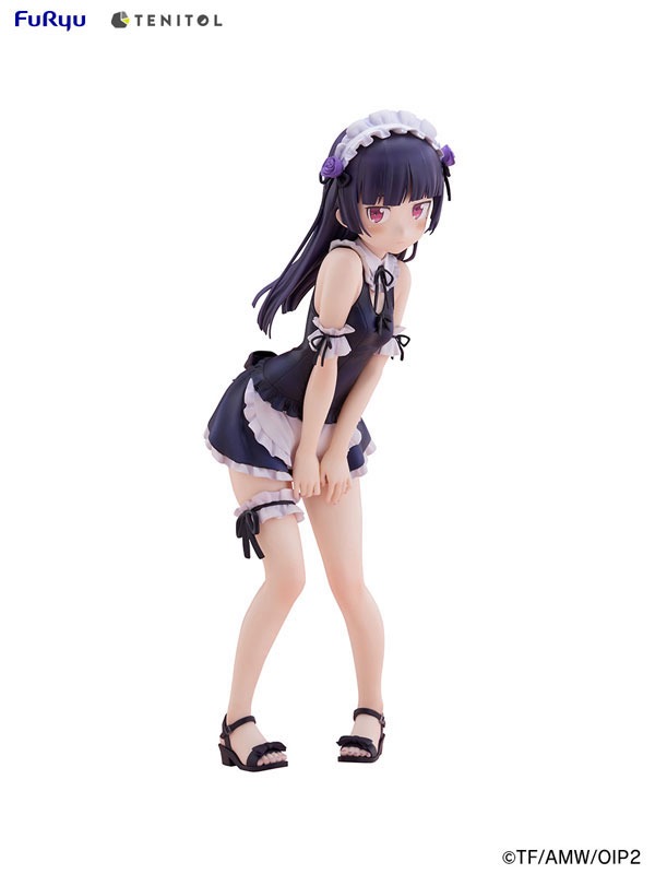 TENITOL TALL Figure Gokou Ruri / Kuroneko - Swimsuit Maid Ver. Ore no Imouto ga Konna ni Kawaii Wake ga Nai / Oreimo 2 By FuRyu