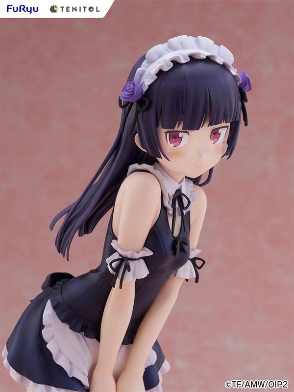 TENITOL TALL Figure Gokou Ruri / Kuroneko - Swimsuit Maid Ver. Ore no Imouto ga Konna ni Kawaii Wake ga Nai / Oreimo 2 By FuRyu