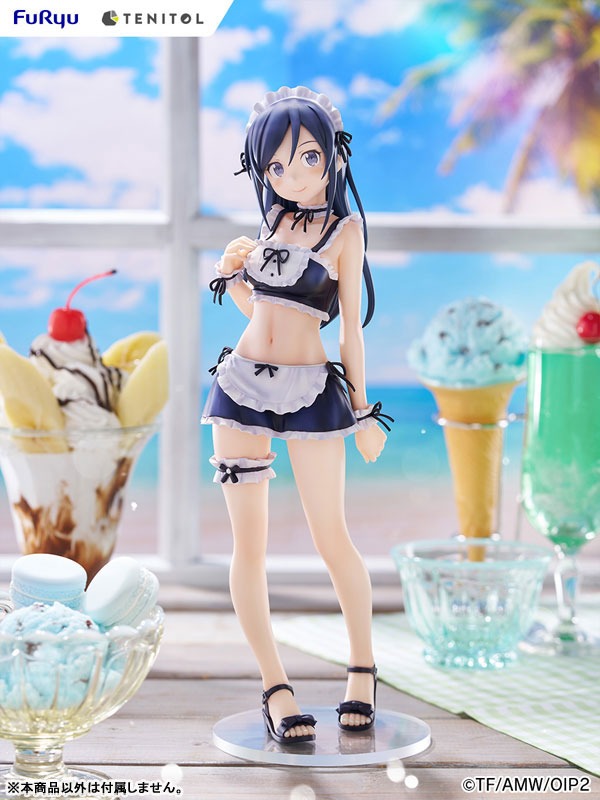 TENITOL TALL Figure Aragaki Ayase - Swimsuit Maid Ver. Ore no Imouto ga Konna ni Kawaii Wake ga Nai / Oreimo 2 By FuRyu