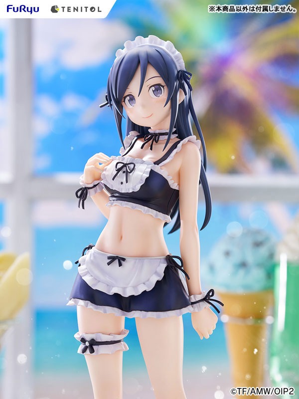 TENITOL TALL Figure Aragaki Ayase - Swimsuit Maid Ver. Ore no Imouto ga Konna ni Kawaii Wake ga Nai / Oreimo 2 By FuRyu