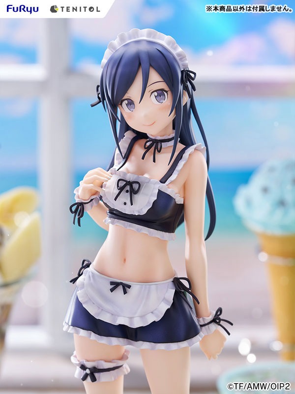 TENITOL TALL Figure Aragaki Ayase - Swimsuit Maid Ver. Ore no Imouto ga Konna ni Kawaii Wake ga Nai / Oreimo 2 By FuRyu