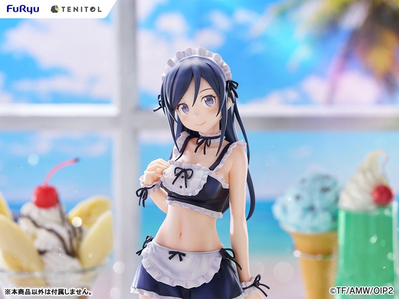 TENITOL TALL Figure Aragaki Ayase - Swimsuit Maid Ver. Ore no Imouto ga Konna ni Kawaii Wake ga Nai / Oreimo 2 By FuRyu