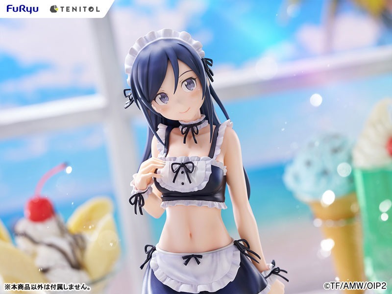 TENITOL TALL Figure Aragaki Ayase - Swimsuit Maid Ver. Ore no Imouto ga Konna ni Kawaii Wake ga Nai / Oreimo 2 By FuRyu