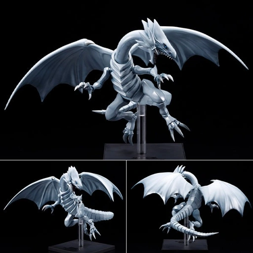 Image of Oshi Works Non Scaled Figure Blue-Eyes White Dragon - Yu-Gi-Oh! Duel Monsters By Kotobukiya