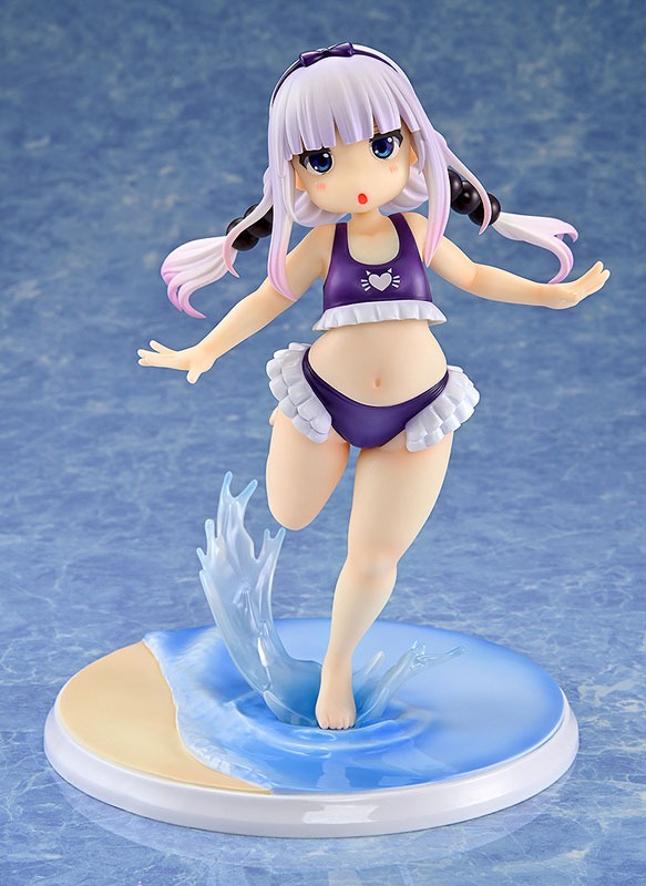 Scaled Figure 1/6 Kanna Kamui - Excited to Wear a Swimsuit at Home Purple Ver. Kobayashi-san Chi no Maid Dragon By KAITENDOH
