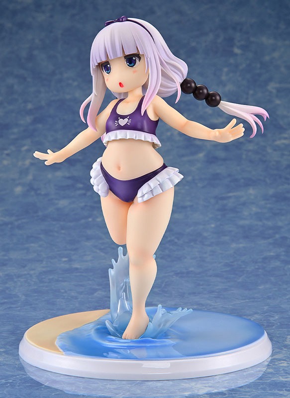 Scaled Figure 1/6 Kanna Kamui - Excited to Wear a Swimsuit at Home Purple Ver. Kobayashi-san Chi no Maid Dragon By KAITENDOH