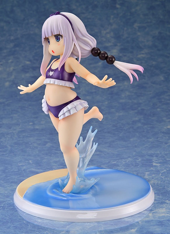 Scaled Figure 1/6 Kanna Kamui - Excited to Wear a Swimsuit at Home Purple Ver. Kobayashi-san Chi no Maid Dragon By KAITENDOH