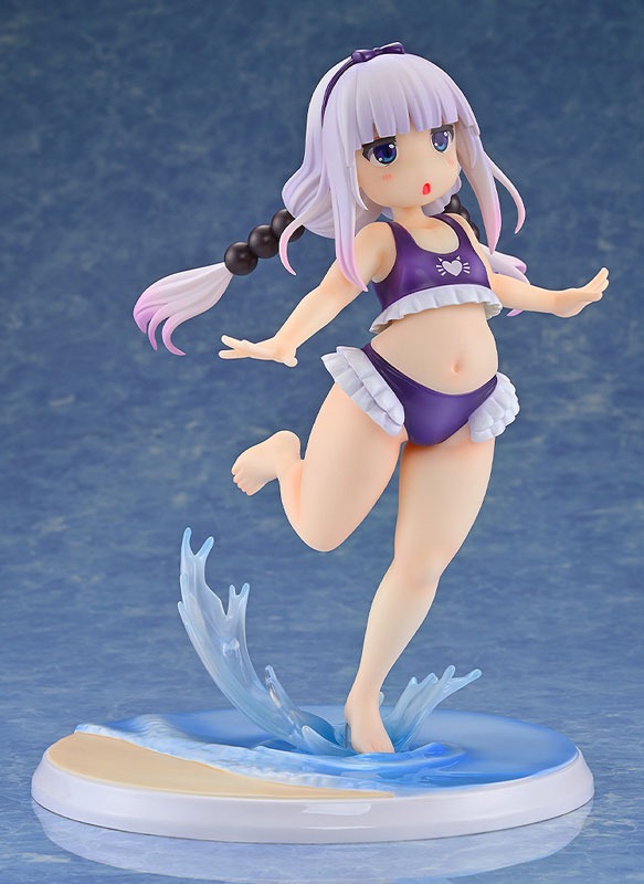 Scaled Figure 1/6 Kanna Kamui - Excited to Wear a Swimsuit at Home Purple Ver. Kobayashi-san Chi no Maid Dragon By KAITENDOH