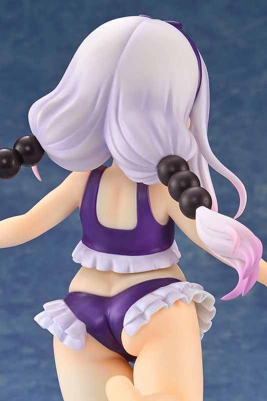 Scaled Figure 1/6 Kanna Kamui - Excited to Wear a Swimsuit at Home Purple Ver. Kobayashi-san Chi no Maid Dragon By KAITENDOH