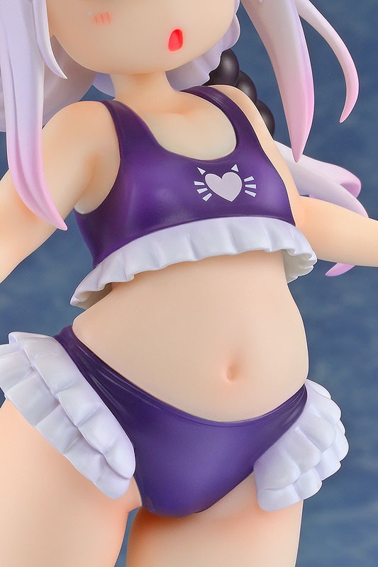 Scaled Figure 1/6 Kanna Kamui - Excited to Wear a Swimsuit at Home Purple Ver. Kobayashi-san Chi no Maid Dragon By KAITENDOH