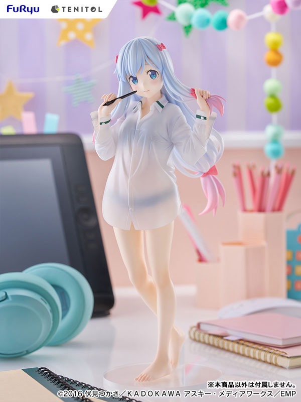 TENITOL TALL Figure Sagiri Izumi - Shirt Ver. Eromanga Sensei By FuRyu