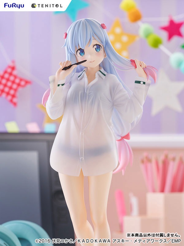 TENITOL TALL Figure Sagiri Izumi - Shirt Ver. Eromanga Sensei By FuRyu