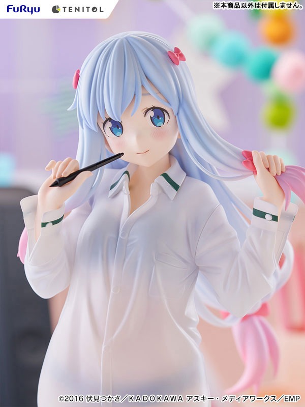 TENITOL TALL Figure Sagiri Izumi - Shirt Ver. Eromanga Sensei By FuRyu