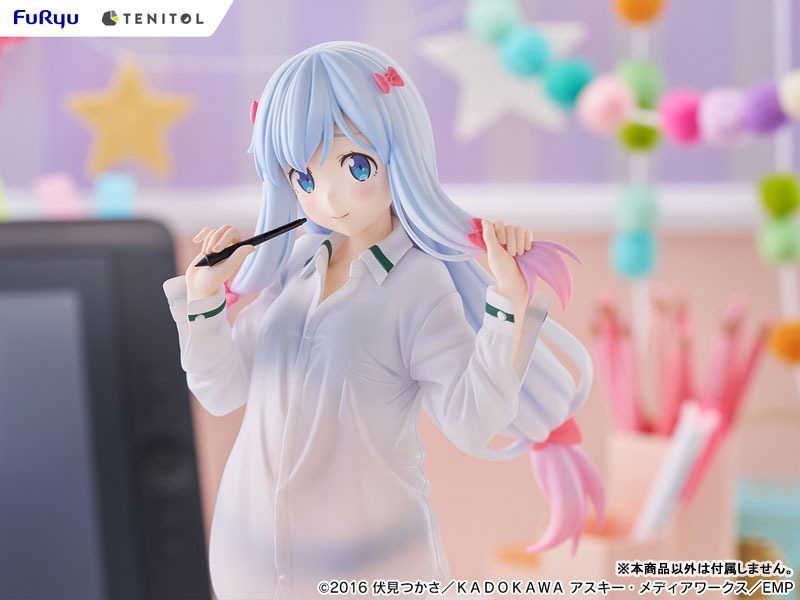 TENITOL TALL Figure Sagiri Izumi - Shirt Ver. Eromanga Sensei By FuRyu