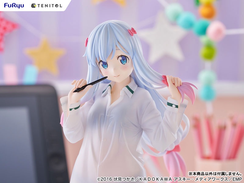 TENITOL TALL Figure Sagiri Izumi - Shirt Ver. Eromanga Sensei By FuRyu