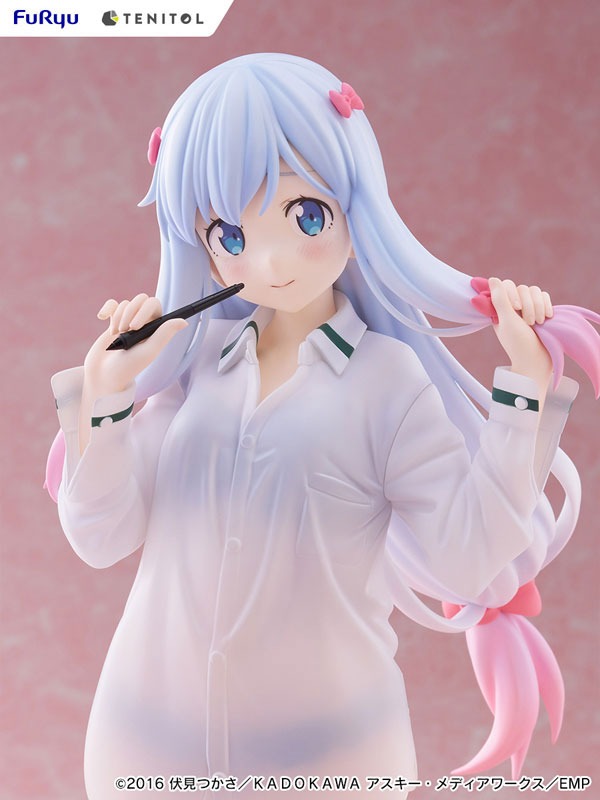 TENITOL TALL Figure Sagiri Izumi - Shirt Ver. Eromanga Sensei By FuRyu