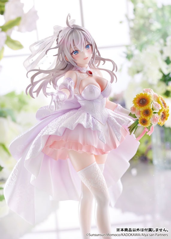 Scaled Figure 1/7 Alya / Alisa Mikhailovna Kujou - Wedding Dress Ver. Tokidoki Bosotto Russia-go de Dereru Tonari no Alya-san By KADOKAWA