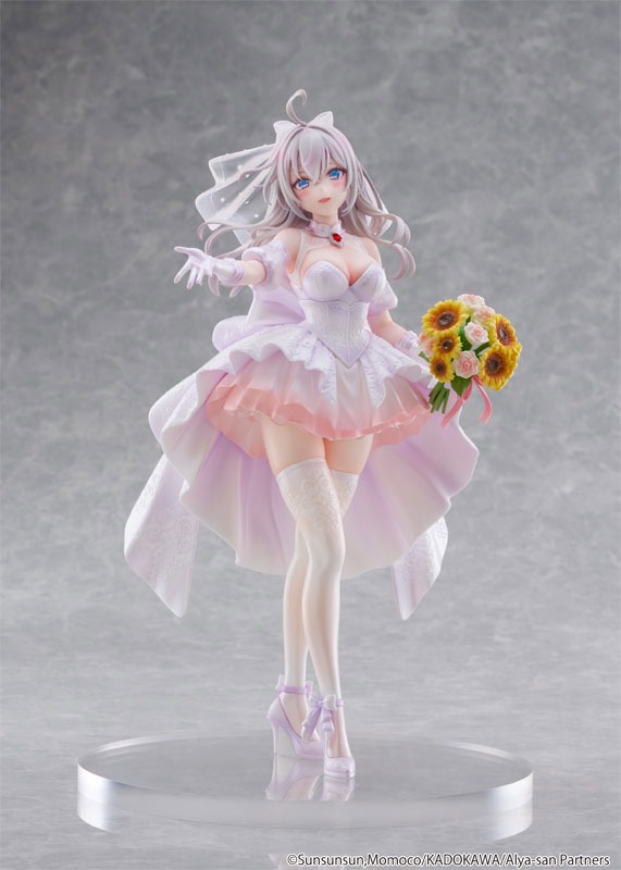 Scaled Figure 1/7 Alya / Alisa Mikhailovna Kujou - Wedding Dress Ver. Tokidoki Bosotto Russia-go de Dereru Tonari no Alya-san By KADOKAWA