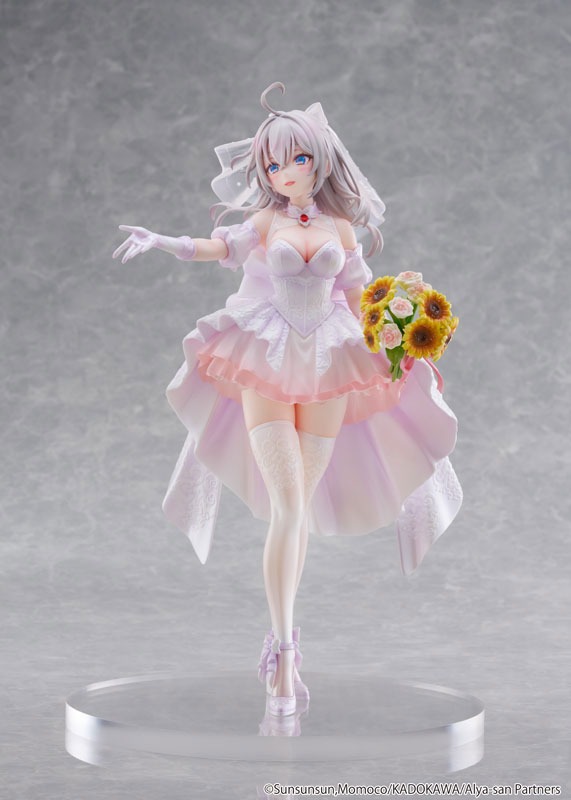 Scaled Figure 1/7 Alya / Alisa Mikhailovna Kujou - Wedding Dress Ver. Tokidoki Bosotto Russia-go de Dereru Tonari no Alya-san By KADOKAWA