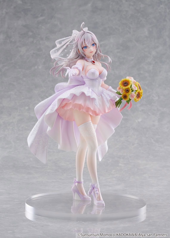 Scaled Figure 1/7 Alya / Alisa Mikhailovna Kujou - Wedding Dress Ver. Tokidoki Bosotto Russia-go de Dereru Tonari no Alya-san By KADOKAWA