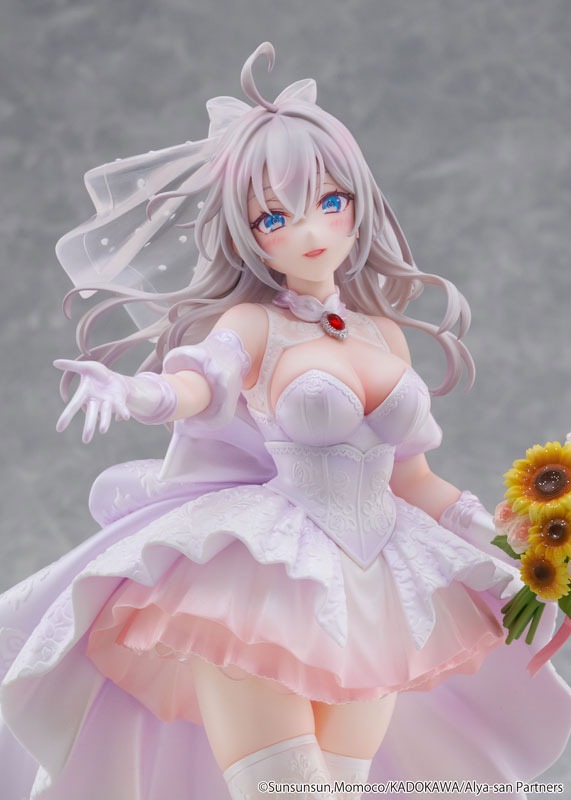 Scaled Figure 1/7 Alya / Alisa Mikhailovna Kujou - Wedding Dress Ver. Tokidoki Bosotto Russia-go de Dereru Tonari no Alya-san By KADOKAWA