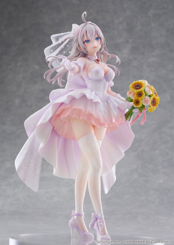 Scaled Figure 1/7 Alya / Alisa Mikhailovna Kujou - Wedding Dress Ver. Tokidoki Bosotto Russia-go de Dereru Tonari no Alya-san By KADOKAWA
