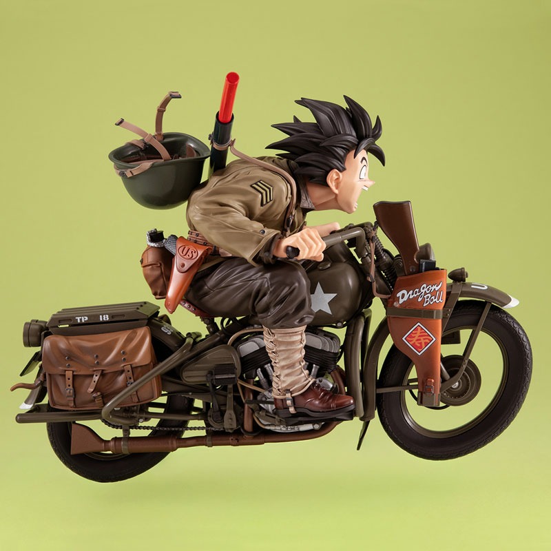 Desktop Real McCoy EX Son Goku & Bike - Dragon Ball Z By MegaHouse