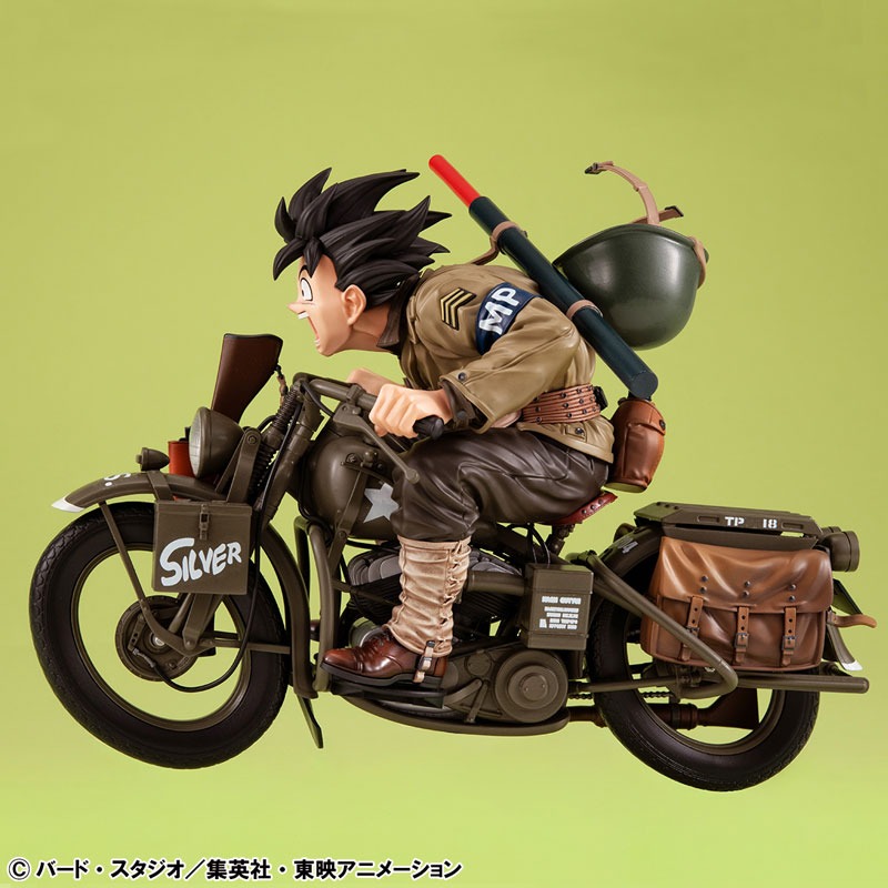 Desktop Real McCoy EX Son Goku & Bike - Dragon Ball Z By MegaHouse