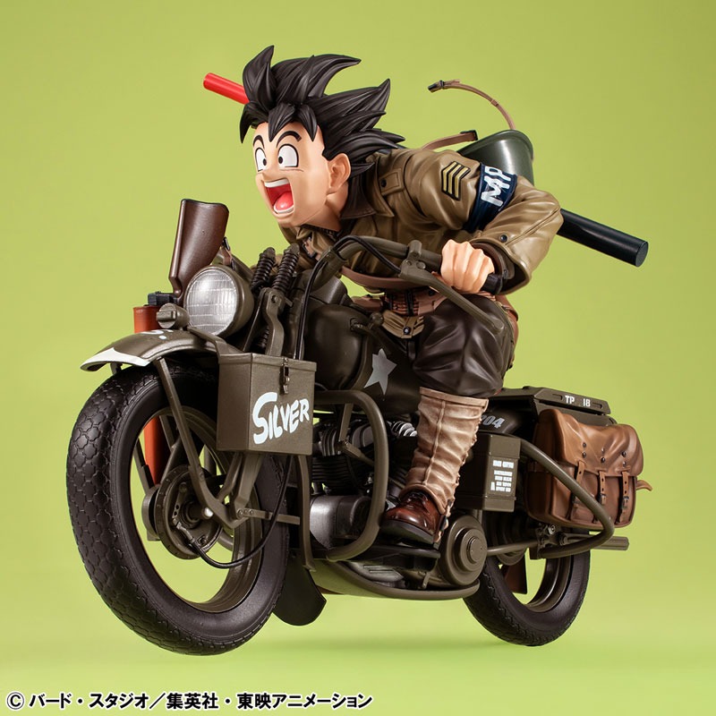 Desktop Real McCoy EX Son Goku & Bike - Dragon Ball Z By MegaHouse