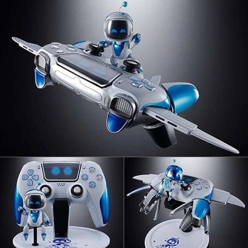 Image of Chogokin Astro's Playroom Astro Bot ＆ Dual Speeder Controller By Premium Bandai