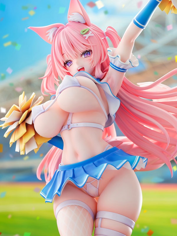 Scaled Figure 1/5.5 Animal Ears Cheerleader Girl - Illustration by Yatanuki Kei By Nocturnas