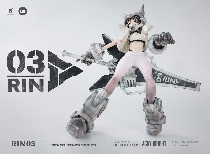 Action Figure 1/6 Rin No. 03 - Seven Stars Series Illustration by Acky Bright By Underverse