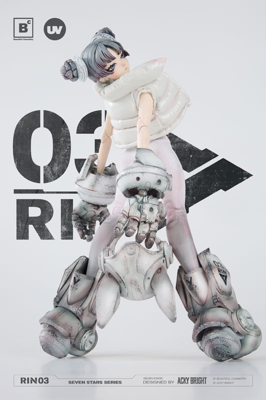 Action Figure 1/6 Rin No. 03 - Seven Stars Series Illustration by Acky Bright By Underverse