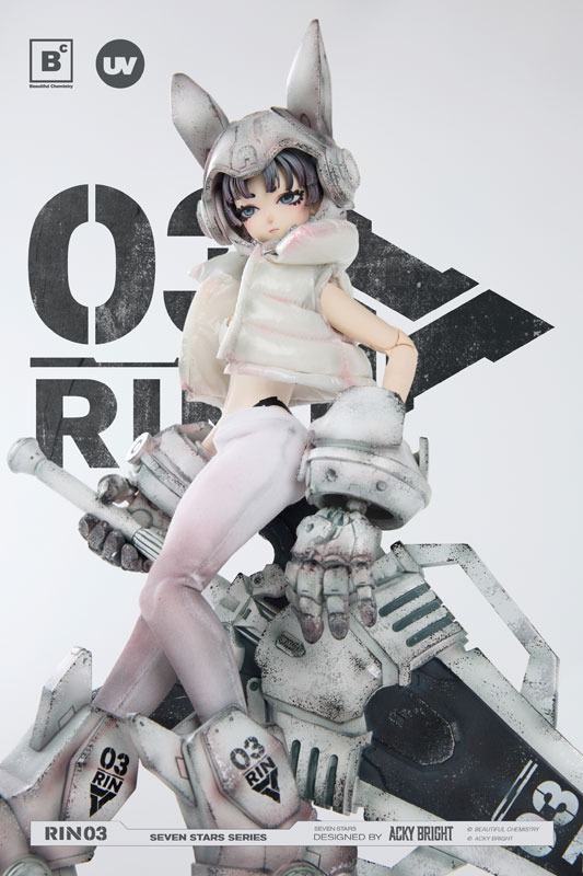 Action Figure 1/6 Rin No. 03 - Seven Stars Series Illustration by Acky Bright By Underverse