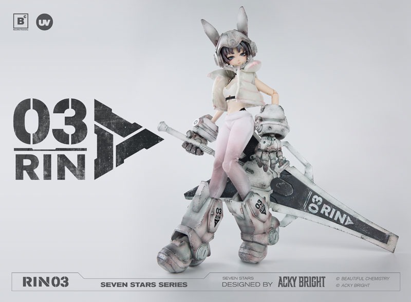 Action Figure 1/6 Rin No. 03 - Seven Stars Series Illustration by Acky Bright By Underverse
