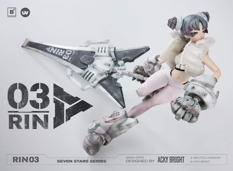 Action Figure 1/6 Rin No. 03 - Seven Stars Series Illustration by Acky Bright By Underverse