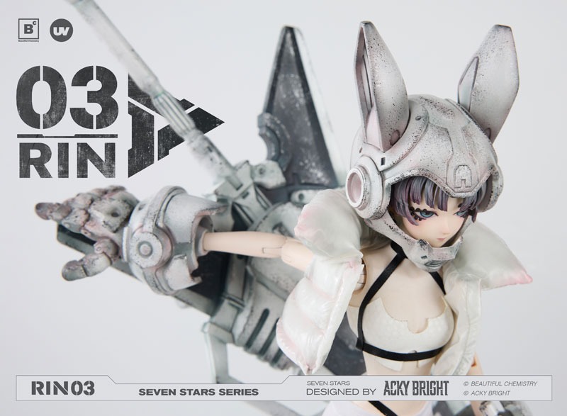 Action Figure 1/6 Rin No. 03 - Seven Stars Series Illustration by Acky Bright By Underverse