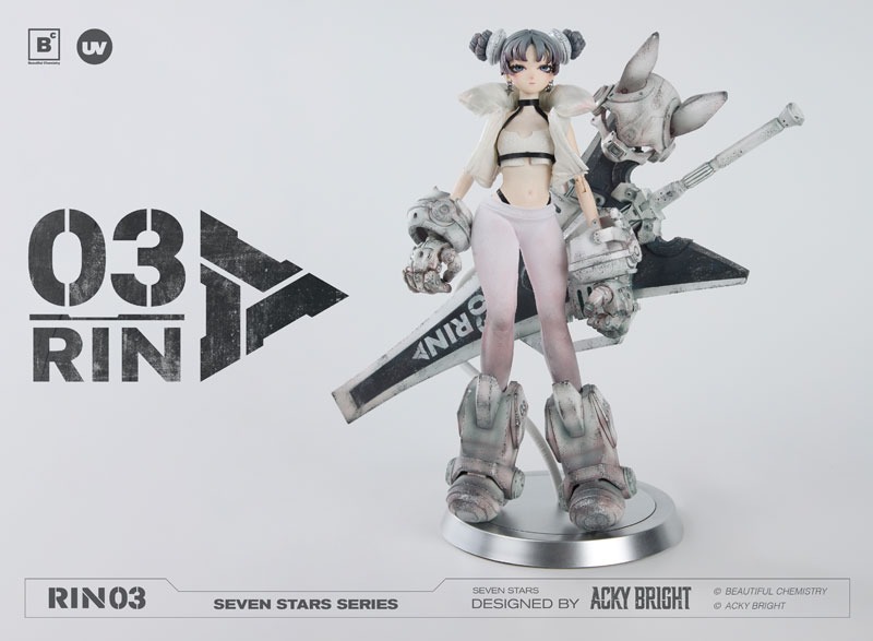 Action Figure 1/6 Rin No. 03 - Seven Stars Series Illustration by Acky Bright By Underverse
