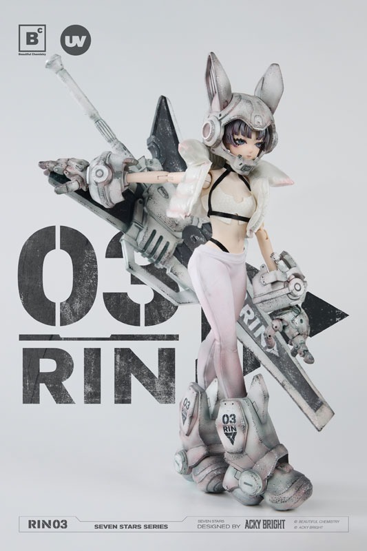 Action Figure 1/6 Rin No. 03 - Seven Stars Series Illustration by Acky Bright By Underverse