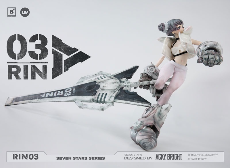 Action Figure 1/6 Rin No. 03 - Seven Stars Series Illustration by Acky Bright By Underverse