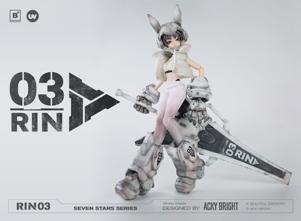 Action Figure 1/6 Rin No. 03 - Seven Stars Series Illustration by Acky Bright By Underverse