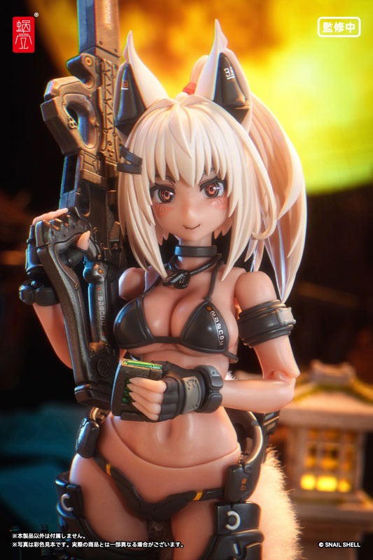 Action Figure 1/12 RA-04 Tactical Fox Mask Fox Girl - Swimsuit Ver. Illustration by Nancou By Snail Shell Studio