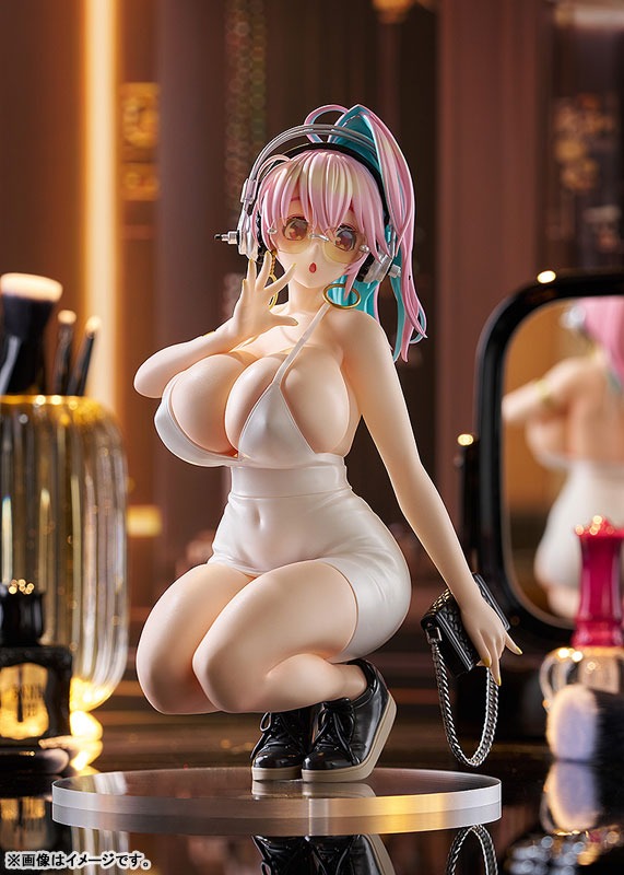 Pop Up Parade Figure L Size Super Sonico - 15th Mini Dress Ver. Super Sonico By Good Smile Company
