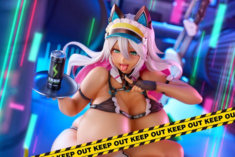 [Cast Off] + [Bonus Diorama] Scaled Figure 1/4 Meido-Busou Ax - Street Pixel Philia Edition Ver. Illustration by Nidy -2D- By Nocturnas