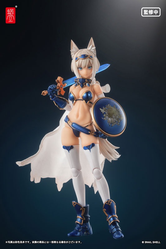 Snail Shell Action Figure 1/12 Brave Warrior Swift Wolf - RPG-05 Snail's Adventure In Another World Illustration by Xiao Youxi By Snail Shell Studio