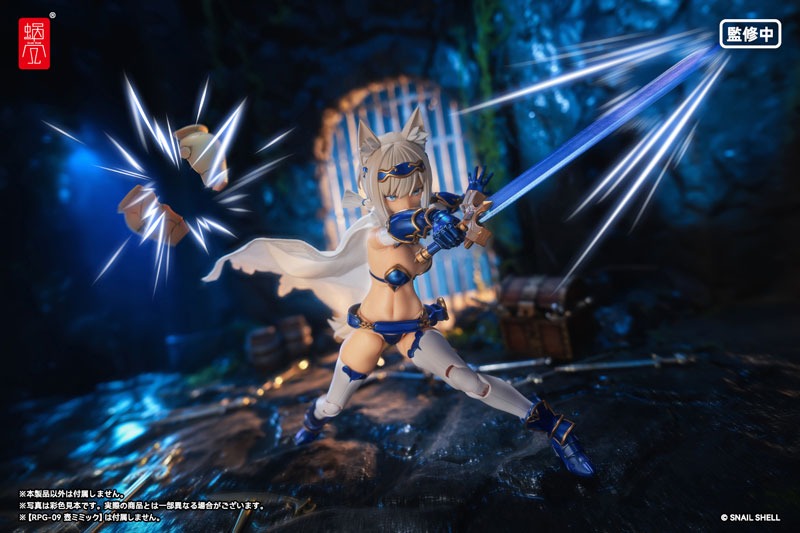Snail Shell Action Figure 1/12 Brave Warrior Swift Wolf - RPG-05 Snail's Adventure In Another World Illustration by Xiao Youxi By Snail Shell Studio