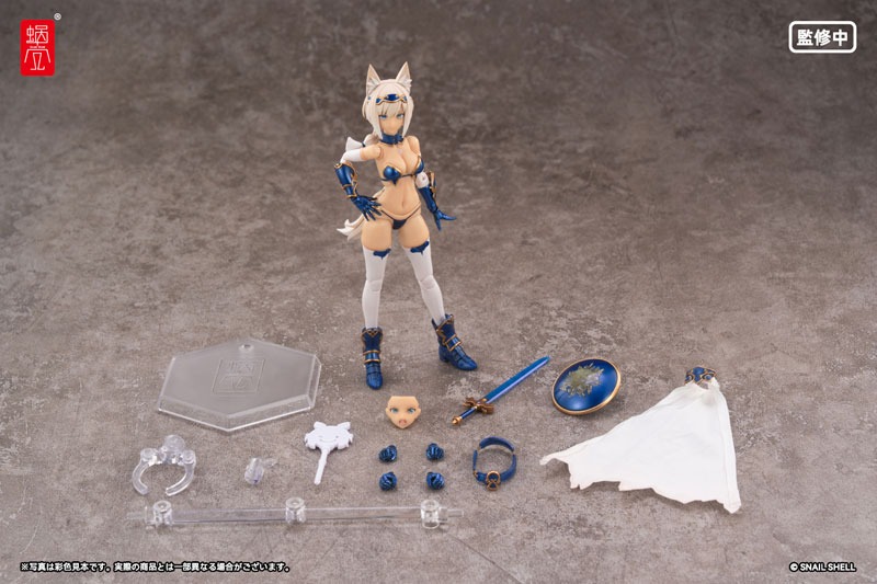 Snail Shell Action Figure 1/12 Brave Warrior Swift Wolf - RPG-05 Snail's Adventure In Another World Illustration by Xiao Youxi By Snail Shell Studio