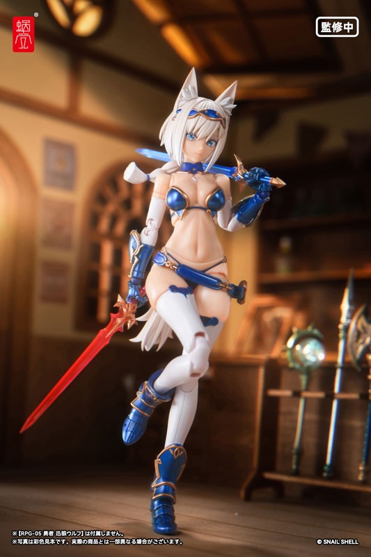 Snail Shell Action Figure 1/12 Brave Warrior Swift Wolf - RPG-05 Snail's Adventure In Another World Illustration by Xiao Youxi By Snail Shell Studio