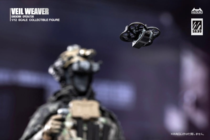 [For SA-04 Veil Weaver] 1/12 WM-07 Reconnaissance Enhancement Kit - SALVO Series By HASUKI