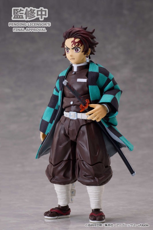 BUZZmod. Action Figure 1/12 Kamado Tanjiro - Ver 2. Kimetsu no Yaiba By ANIPLEX+